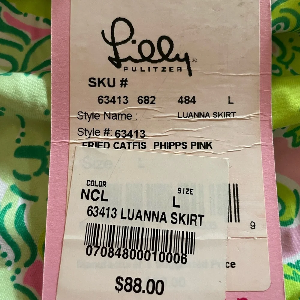 🆕⭐Ultra Rare⭐💗 4 Pc Set Lilly Pulitzer Pink & Green Tankini and Swim Cover Up